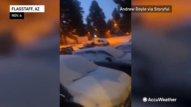 Snow blankets the Southwest