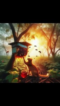 The bee stung the cat subscribe to my channel _shorts _cat _cute _catlover _cutecat _kitten(360P)