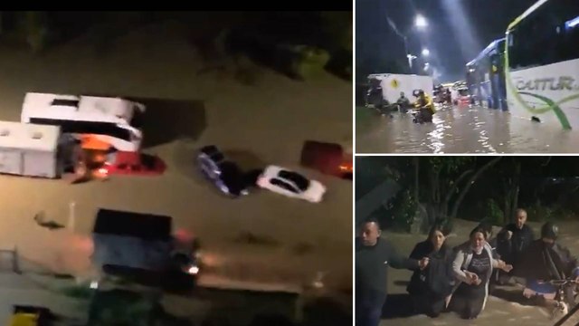 Impresionantes imágenes dejan inundaciones en el norte de Bogotá: transporte y colegios colapsados