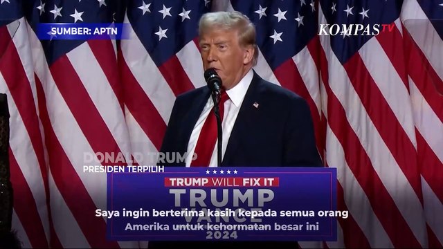 Pidato Donald Trump Usai Menang Pilpres AS 2024: Make America Great Again!