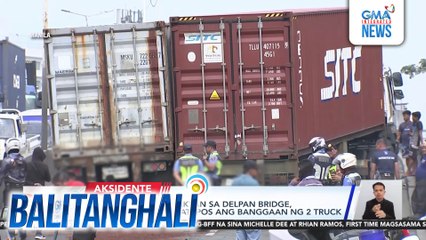 Daloy ng mga sasakyan sa Delpan Bridge, balik-normal na matapos ang banggaan ng 2 truck | Balitanghali