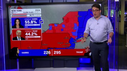 US election data shows big swings with Trump placed to win the popular vote