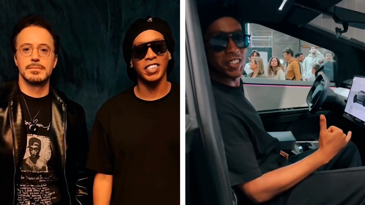 ¿Ronaldinho junto a Robert downey Jr? Los dobles idénticos de las celebridades rompieron las redes