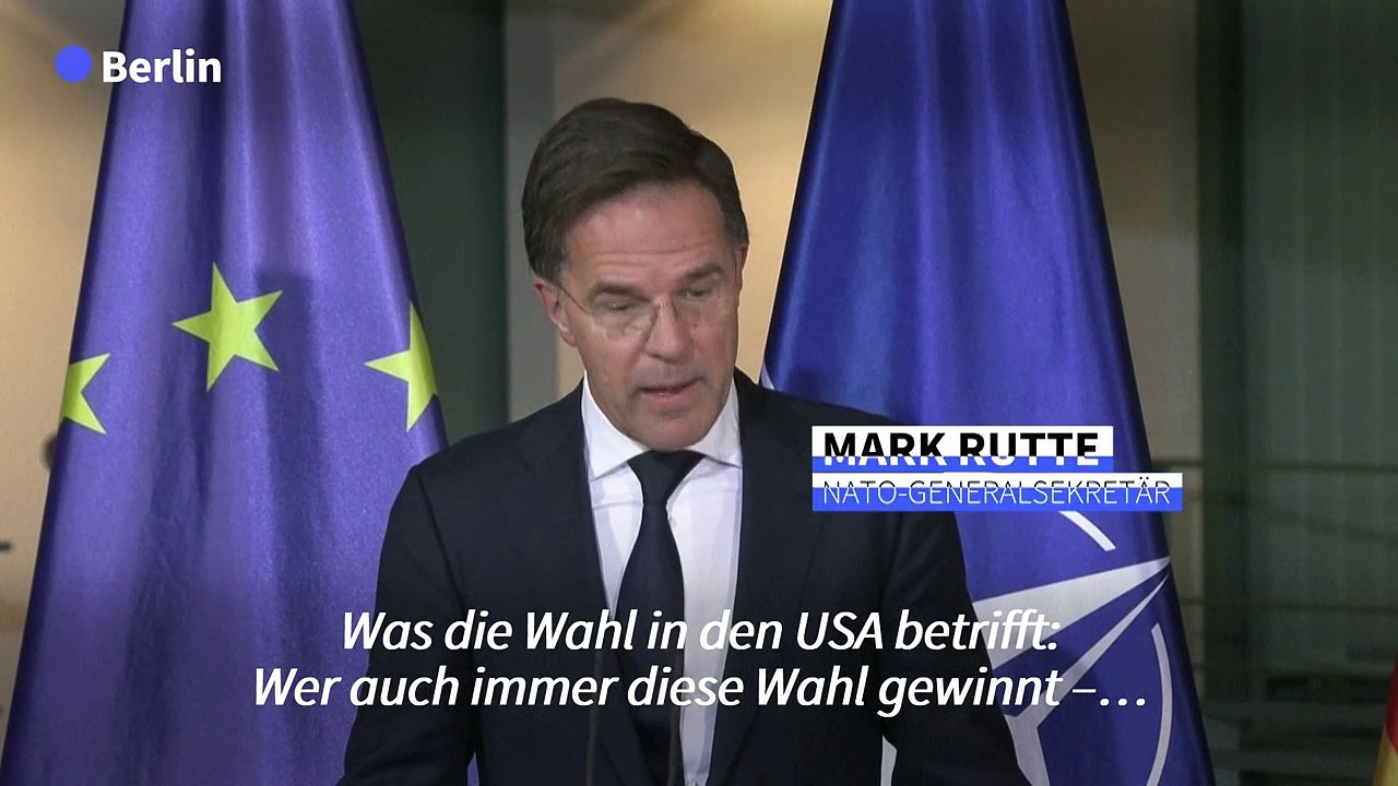 Rutte: Nato bleibt 'geeint' - unabhängig vom US-Wahlausgang