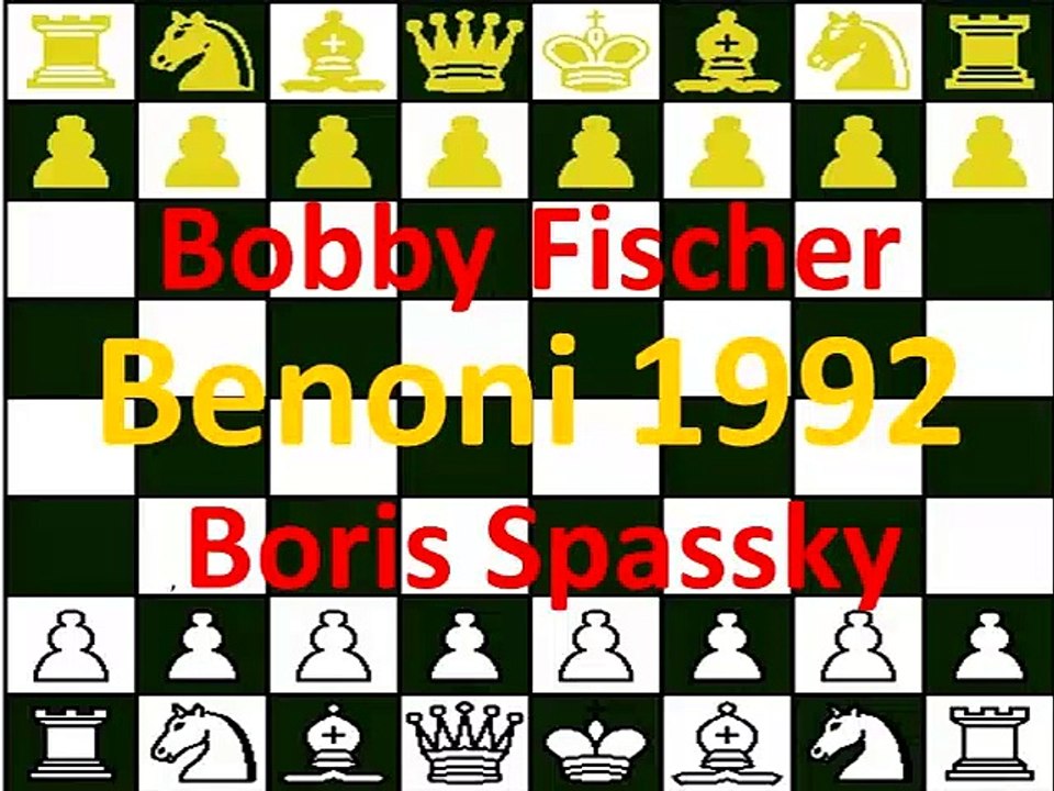 Bobby Fischer negras vs Boris Spassky blancas Benoni 1992