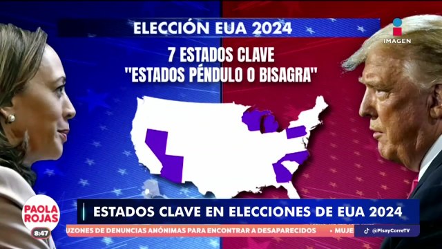 Así se encuentra las elecciones presidenciales de Estados Unidos