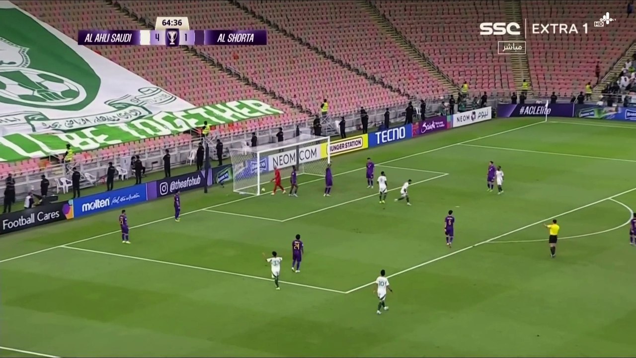 دوري أبطال آسيا للنخبة 2024_2025  الأهلي - السعودية  الشرطة - العراق   الذهاب الشوط الثاني 4_11_2024