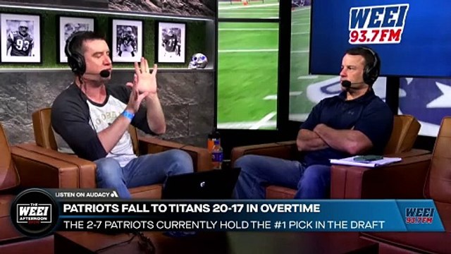 WEEI Afternoons: How the Patriots are FAILING Drake Maye