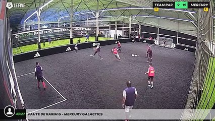 Faute de Karim G - Mercury Galactics