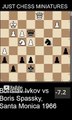 Boris Spassky sacrifices the Queen and defeats Ivkov #chess