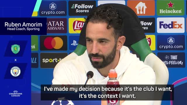 Managing Manchester City 'crossed my mind', admits Amorim