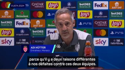 Monaco : " Hütter : "Très énervés après la défaite contre Angers"