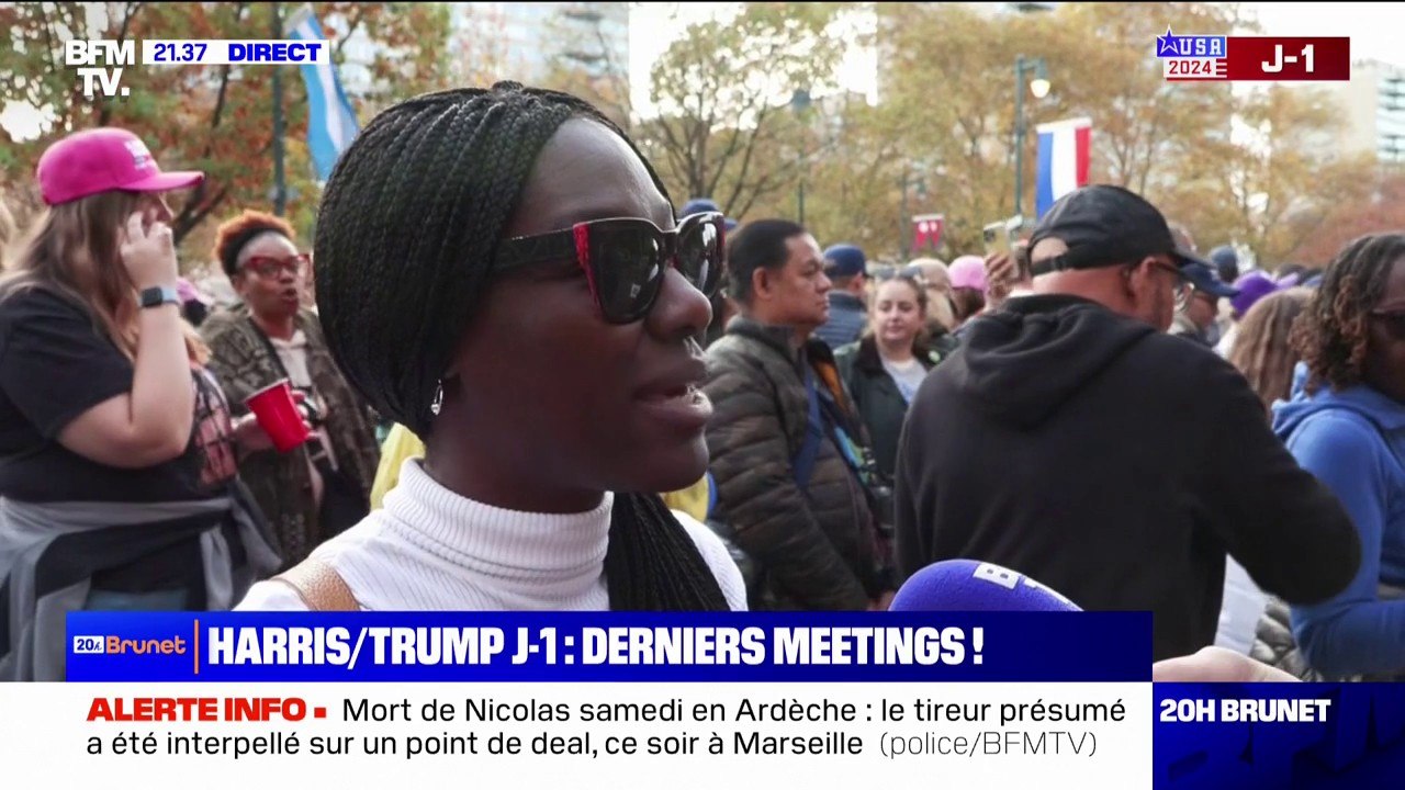 Élections américaines: les soutiens de Kamala Harris présents en nombre pour son dernier meeting