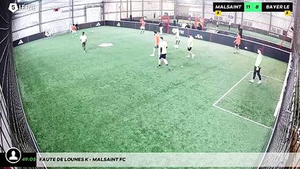 Faute de Lounes K - Malsaint Fc