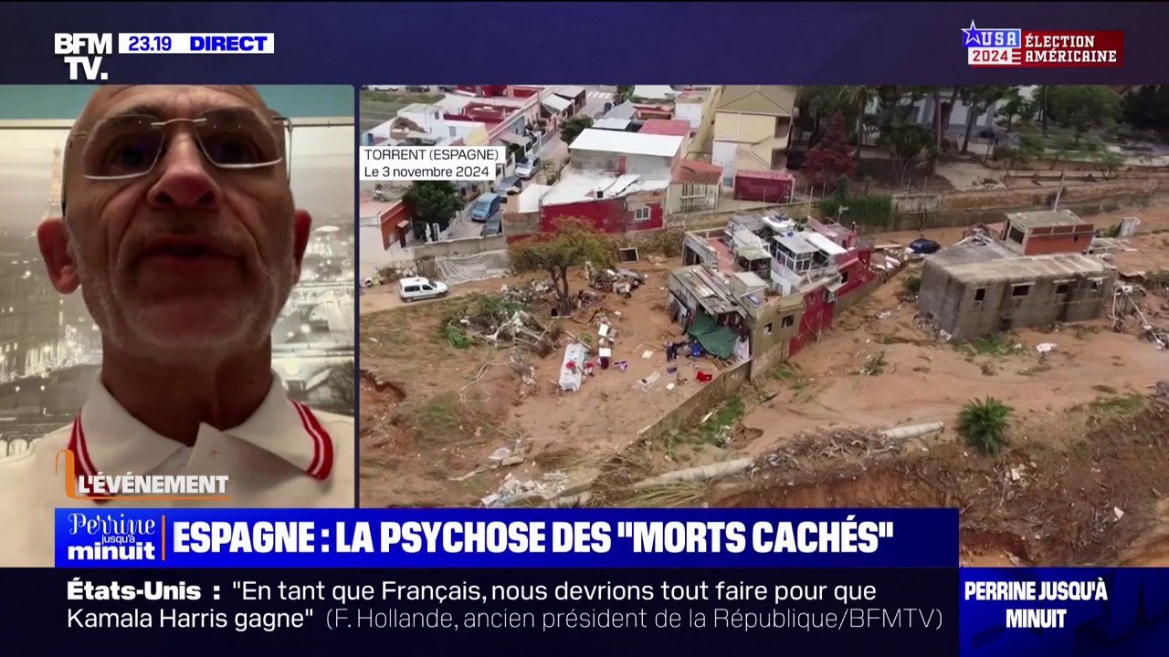 Crues en Espagne: "On était les premiers secours arrivés sur place", raconte ce secouriste