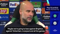 Guardiola rules out winning the treble