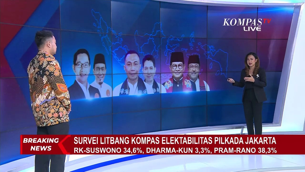 Terbaru! Kupas Tuntas Elektabilitas Pilkada Jakarta dari Survei Litbang Kompas: Suara Gen-Z ke Mana?