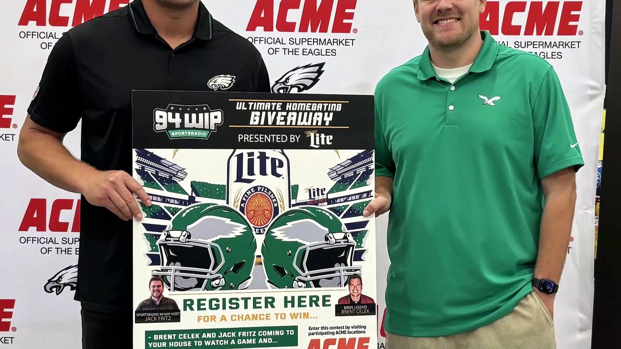 Get ready for 94WIP, Miller Lite's Homegating Party on Nov. 9