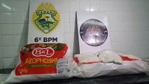Polícia intercepta carga suspeita de glifosato, herbicida proibido no Brasil