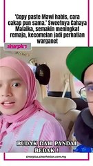 Sekejap jer masa berlalu, dah meniti usia remaja anak dara Mawi dan Ekin.