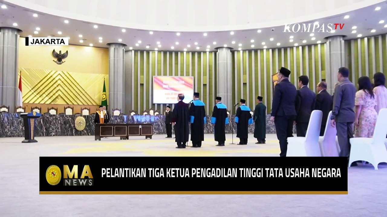 Ketua MA Lantik Tiga Ketua Pengadilan Tinggi Tata Usaha Negara - MA NEWS