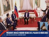 Jefe de Estado recibe al ministro de Comunicaciones y Tecnologías de Irán, Seyed Satar Hashemi