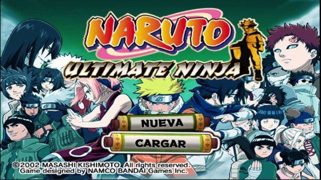 Poderes ESPECIALES de HINATA HYUGA - Naruto Ultimate ninja - 2003 - PS2