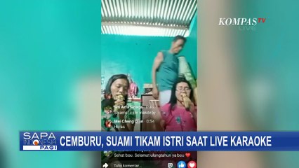 Didasari Cemburu, Aksi Suami Nekat Tikam Istri Terekam saat Korban Live Karaoke di Media Sosial