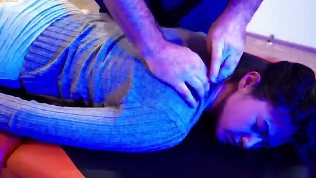 Chiropractic Adjustment _ Pretty Margo _ Whole Body Cracking _ Lumbodynia