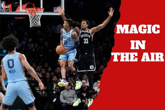 Memphis Grizzlies Ja Morant makes a spectacular 360 fake dunk & hand switch twice in a game and the crowd loves it