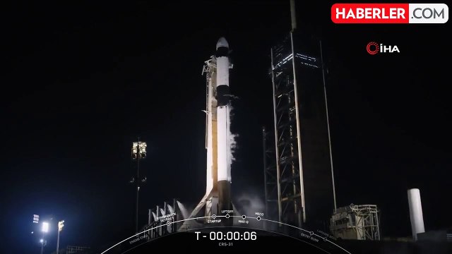 SpaceX Dragon Uzay Aracı Uluslararası Uzay İstasyonu'na Fırlatıldı