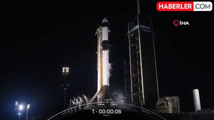 SpaceX Dragon Uzay Aracı Uluslararası Uzay İstasyonu'na Fırlatıldı