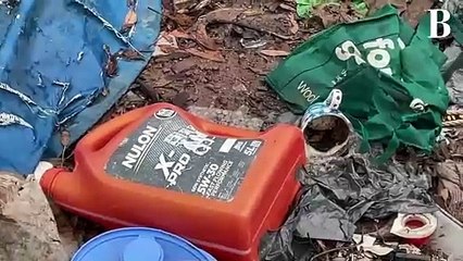 Rubbish dumping on Whipstick Road, outside Eaglehawk