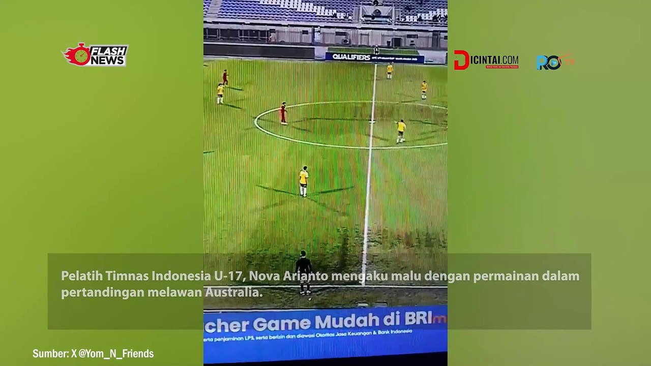 Dugaan Main Mata di Laga Indonesia U-17 vs Australia, Pelatih Nova Ungkap Rasa Malu