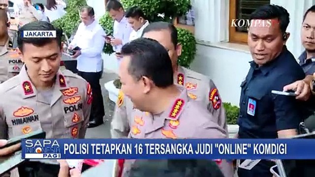 Kasus Judi Online Seret Nama Pegawai Komdigi, Kapolri Sebut Identitas 16 Tersangka Belum Dibuka