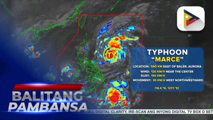 Bagyong #MarcePH, ganap nang typhoon