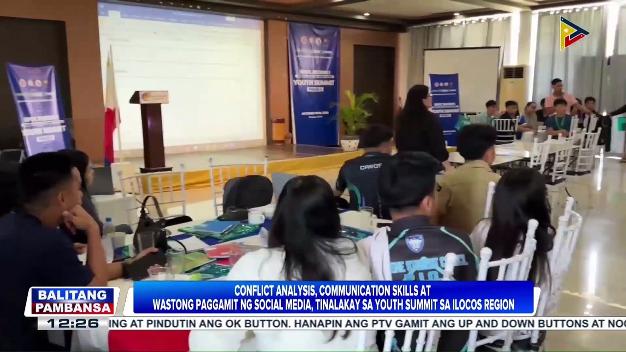 Conflict analysis, communication skills, at wastong paggamit ng social media, tinalakay sa Youth Summit sa Ilocos Region