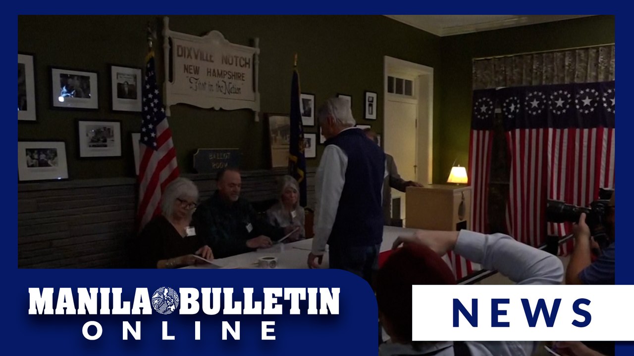 Harris and Trump split votes in Dixville Notch, New Hampshire