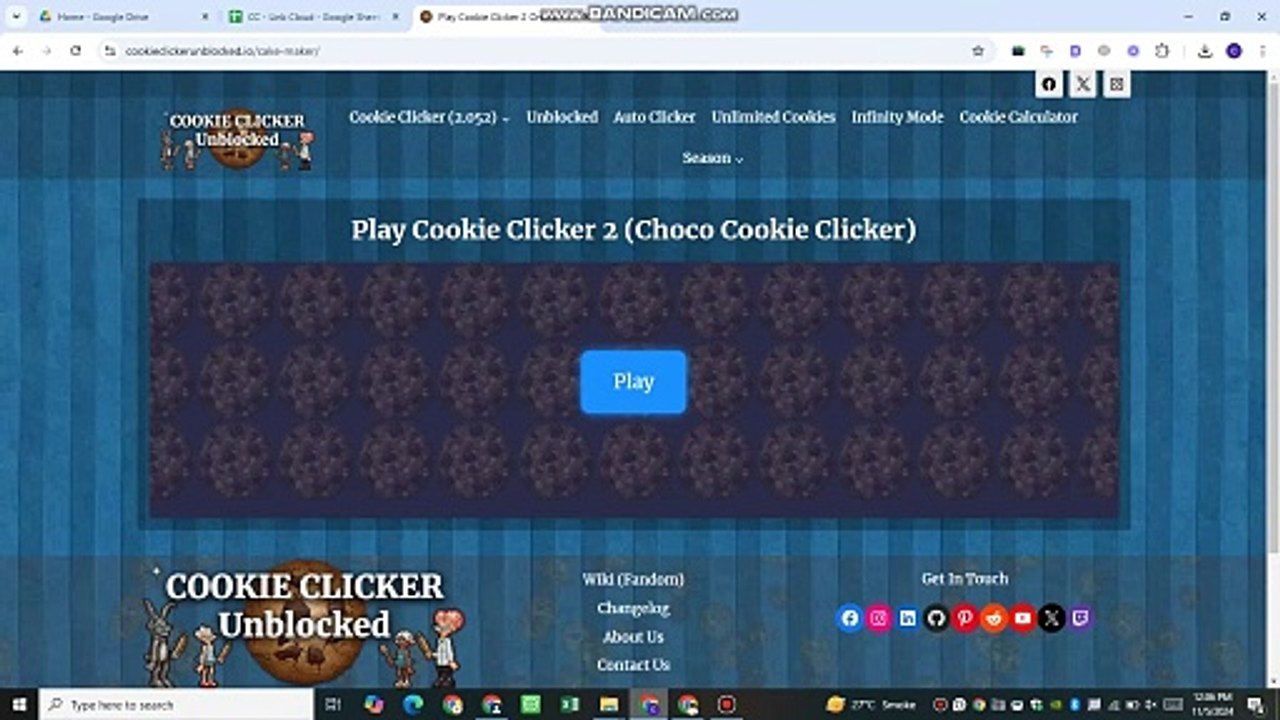 Cookie Clicker Choco