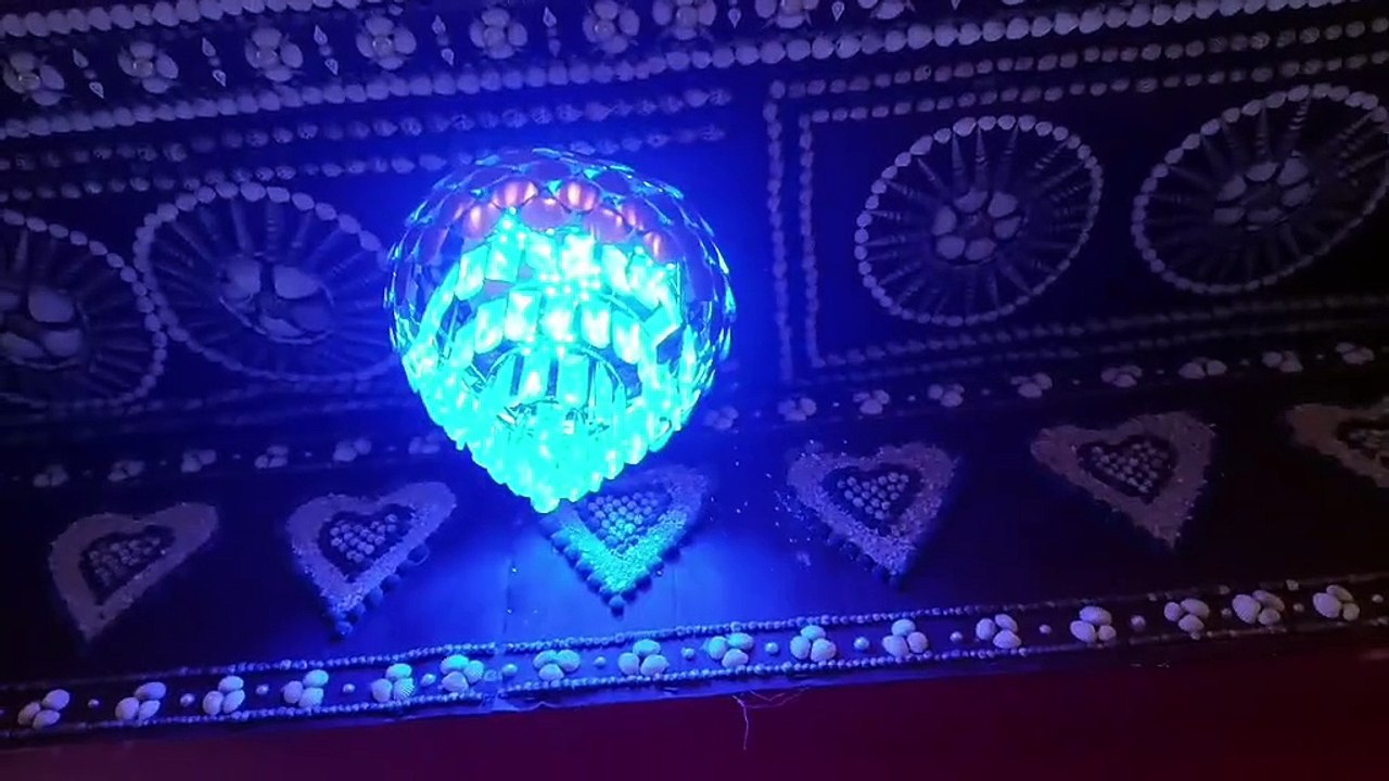 Light is beautifully  decorated at Durga Puja 2024.