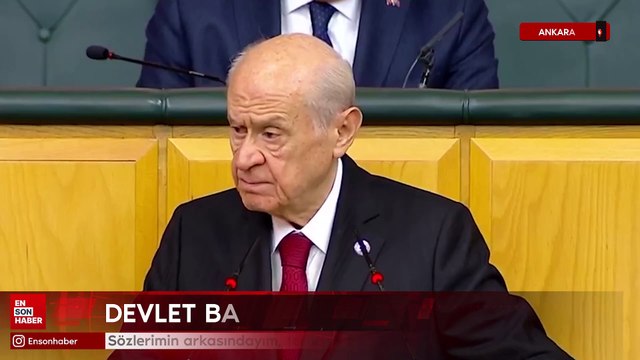 Bahçeli: Sözlerimin arkasındayım, teröristbaşı terörün bittiğini açıklasın