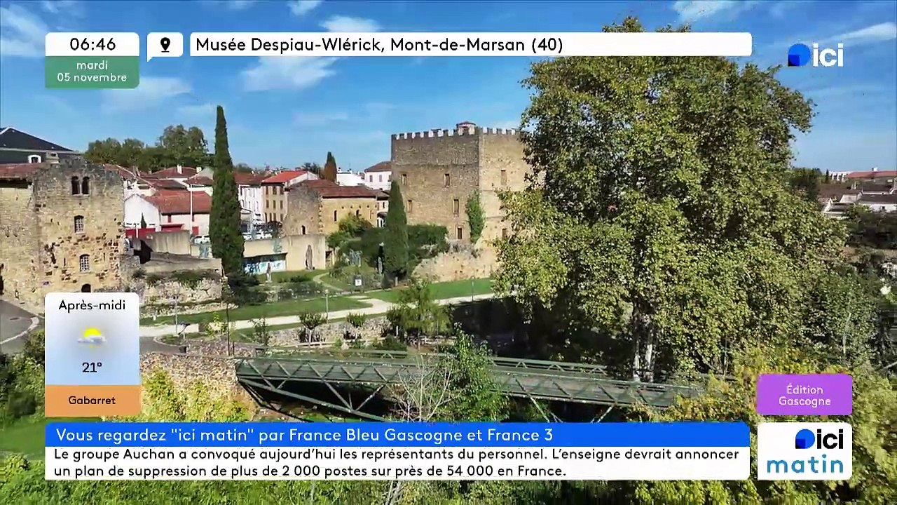 05/11/2024 - ICI Matin France Bleu Gascogne en vidéo