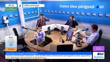 05/11/2024 - ICI Matin France Bleu Périgord en vidéo