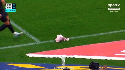 Corinthians-Palmeiras maçında sahaya domuz kafası atıldı