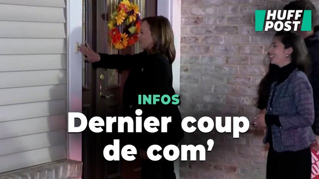 Kamala Harris surprend des électeurs en faisant du porte-à-porte à la veille de l’élection