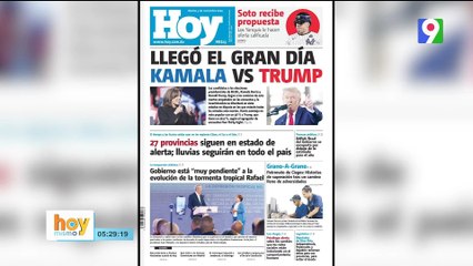 Titulares de prensa dominicana martes 05 de noviembre 2024 | Hoy Mismo