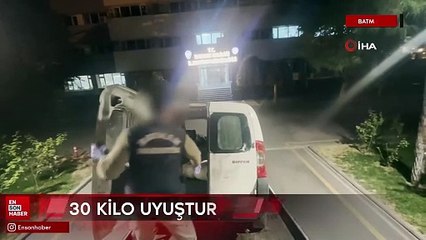 Batman'da polisten kaçan kamyonette yüklü miktarda uyuşturucu yakalandı