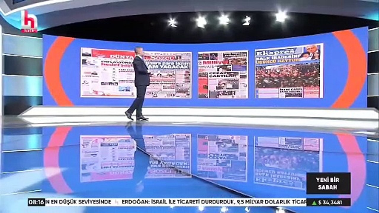 Gazetemiz @ekspreshaber_'in "HALK İRADESİNE ÜÇÜNCÜ KAYYUM" manşeti İSMAİL KÜÇÜKKAYA ile Yeni Bir Sabah programında.