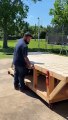 Man does a quick walk around to showcase his workbench build!