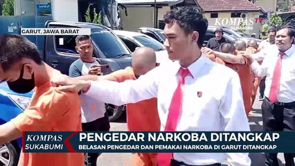 Belasan Pengedar Dan Pemakai Narkoba Di Garut Ditangkap